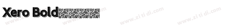 Xero Bold字体转换